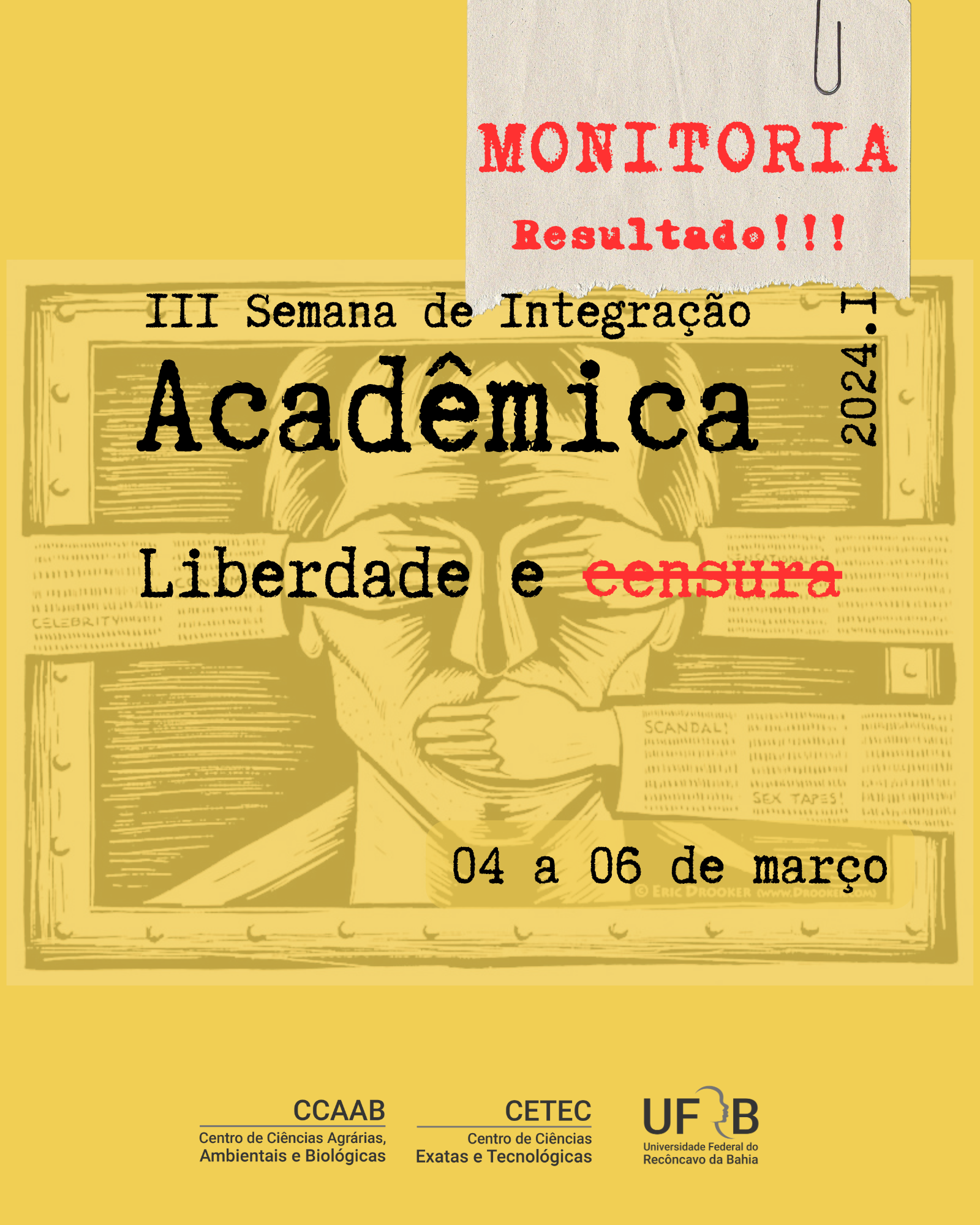 Resultado da Monitoria - III Semana de Integração Acadêmica 2024.1