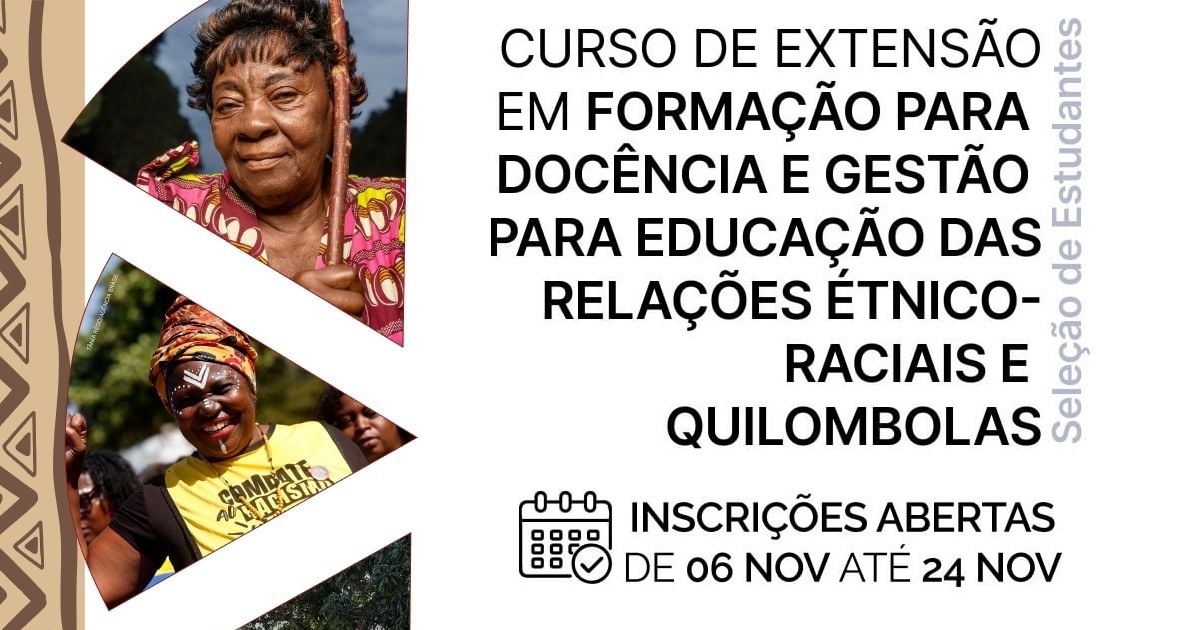 Inscrições até 24/11/24