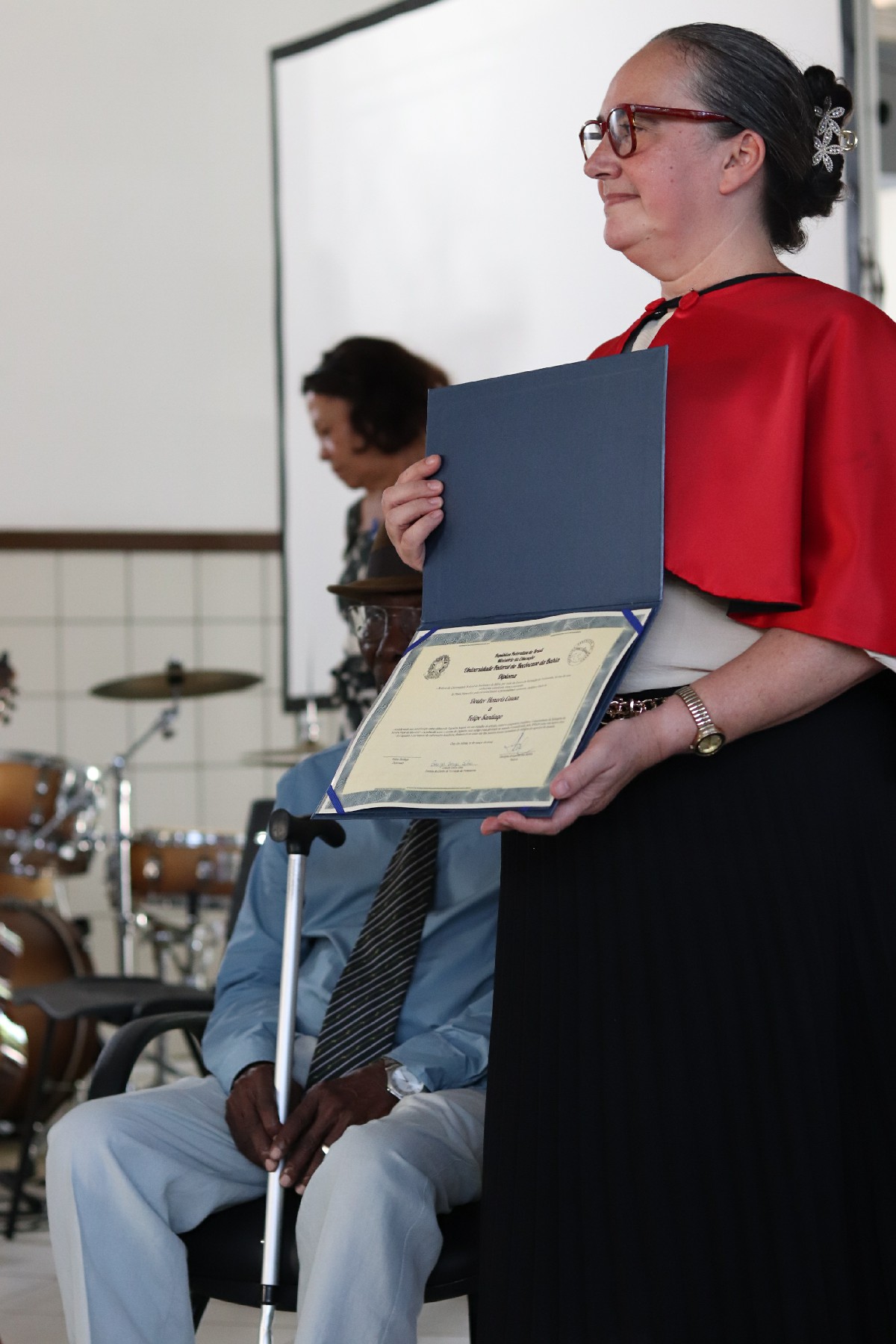 Ufrb Entrega T Tulo De Doutor Honoris Causa Ao Mestre Felipe Santiago