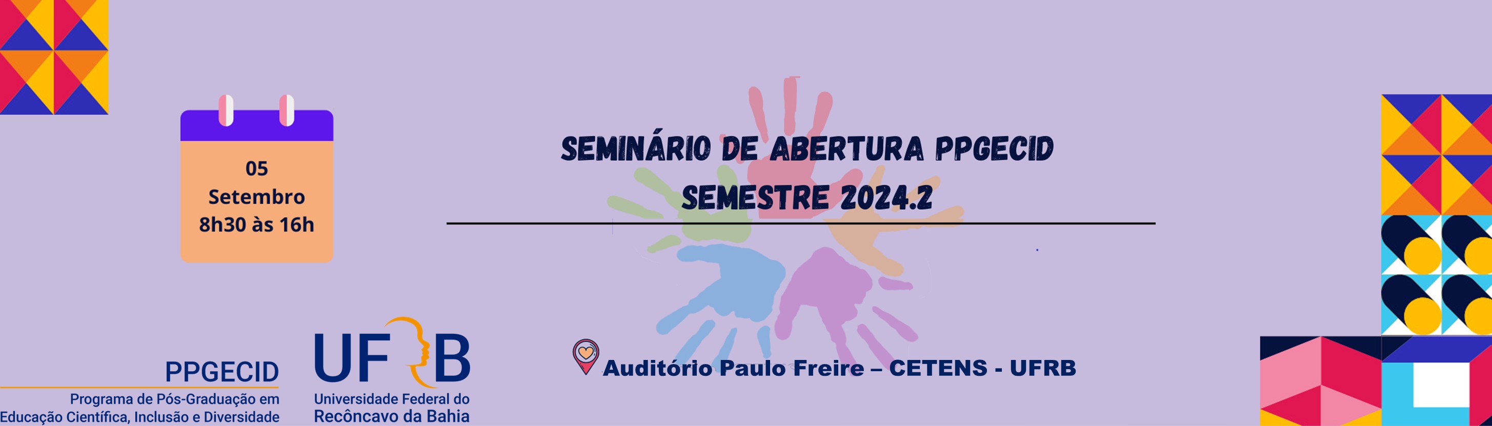 Seminário de Abertura do 2. Semestre 2024.2