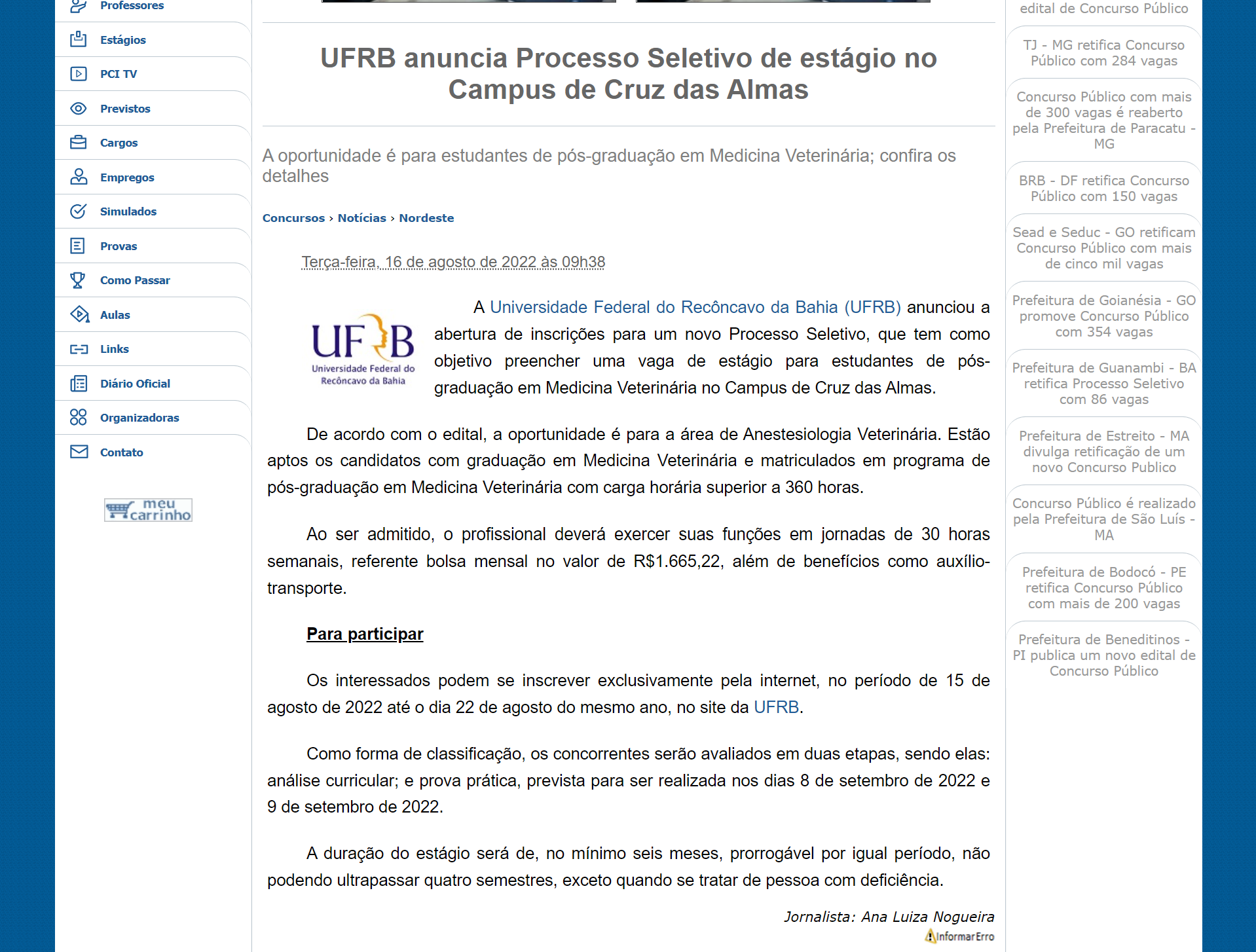 UNIFAP anuncia uma nova retificação de Processo Seletivo