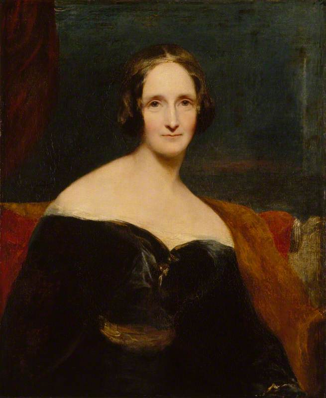Richard Rothwell 1800 1868 Mary Wollstonecraft Shelley NPG 1235 National Portrait Gallery