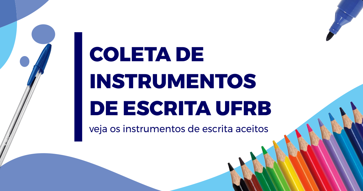 UFRB implanta programa de coleta de instrumentos de escrita usados