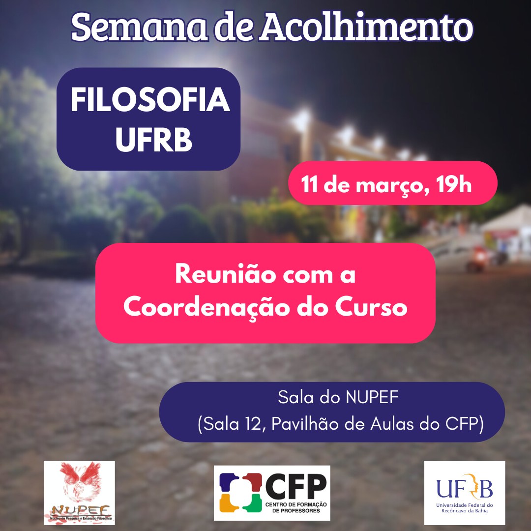 Semana de Acolhimento ao aluno 2025 1