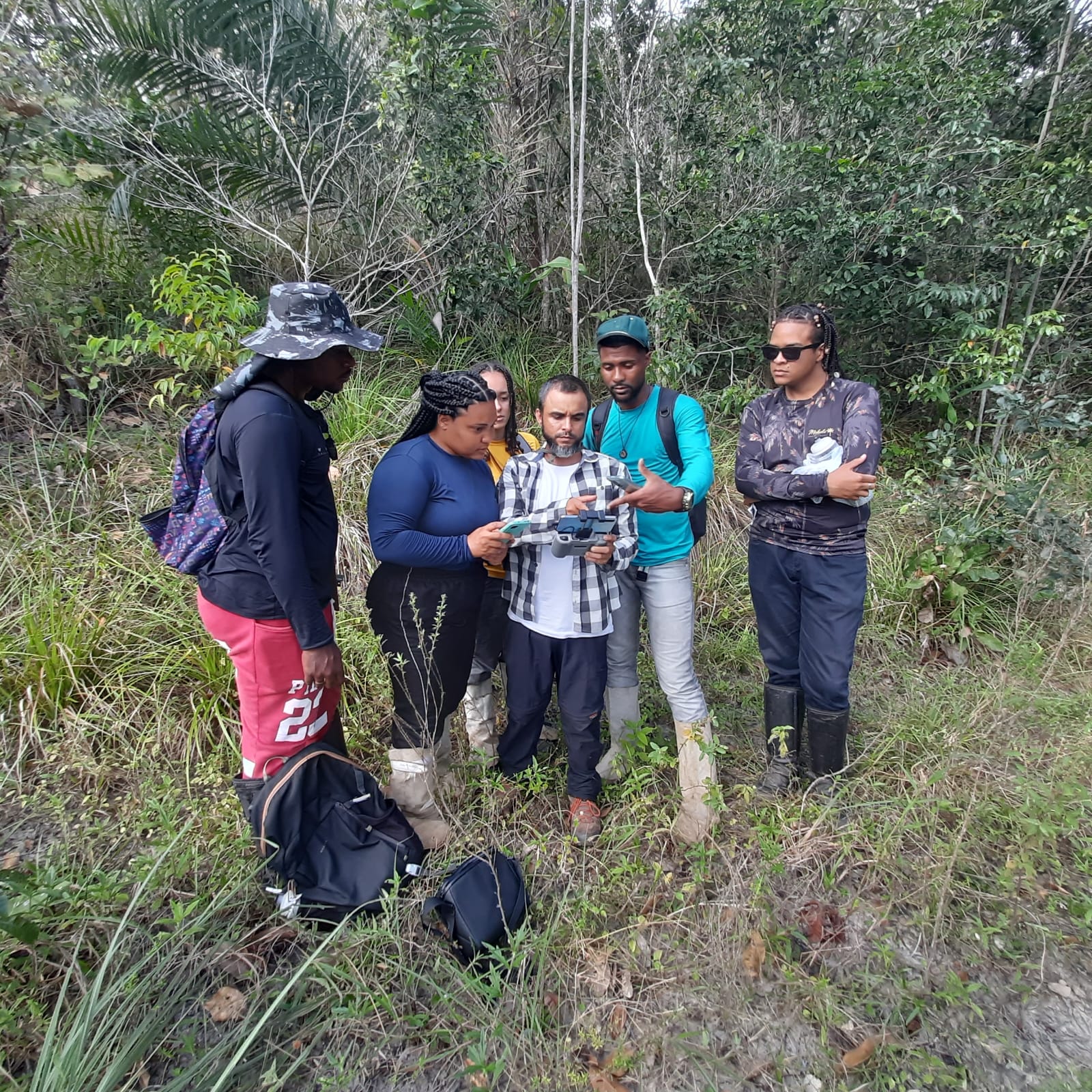Fotos de atividades de Campo
