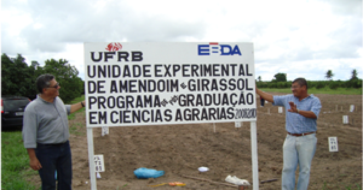 UFRB e EBDA promovem pesquisas em plantas oleaginosas com potencial para o biodiesel no Recôncavo