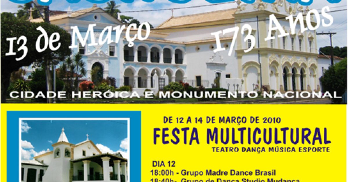 Aniversário de Cachoeira dia 13/03