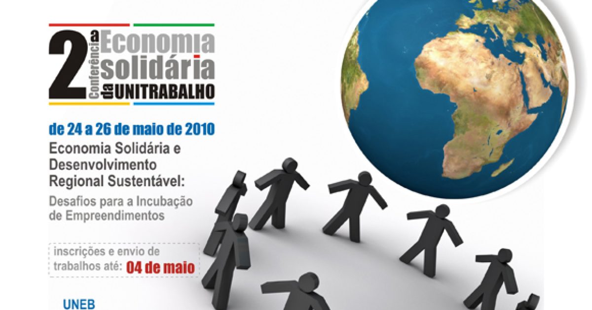 Chamada de Trabalhos para a 2ª Conferência de Economia Solidária