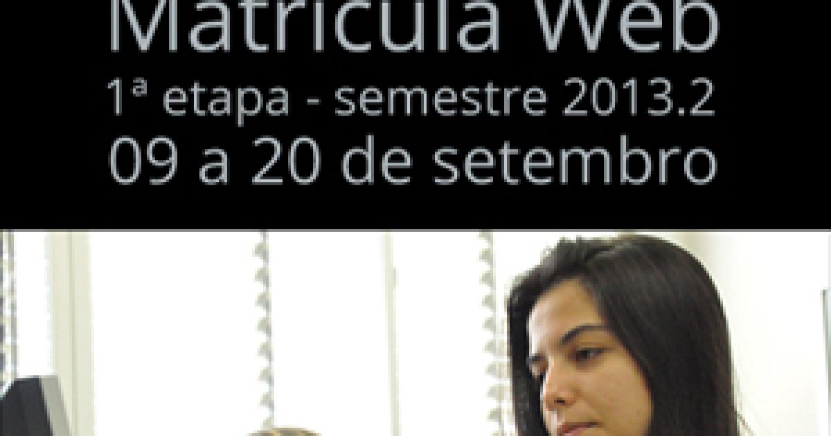 UFRB divulga calendário da matrícula web 2013.2
