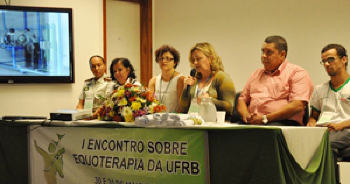 Equoterapia é tema de encontro na UFRB
