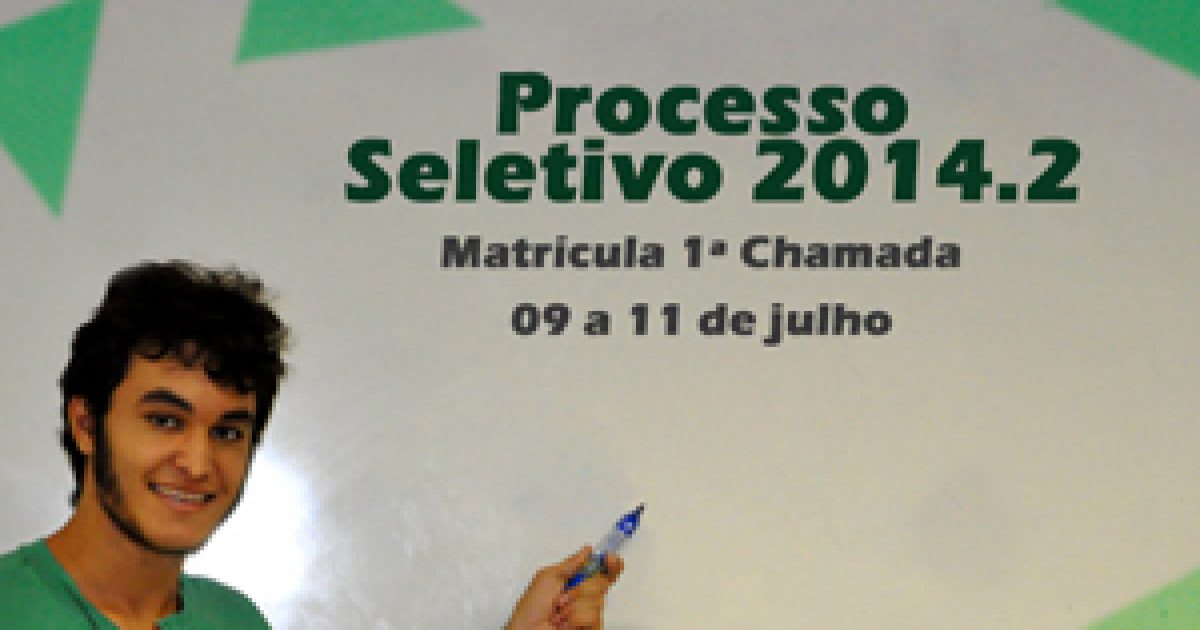 SiSU 2014.2: UFRB convoca classificados para matrícula nos dias 09, 10 e 11