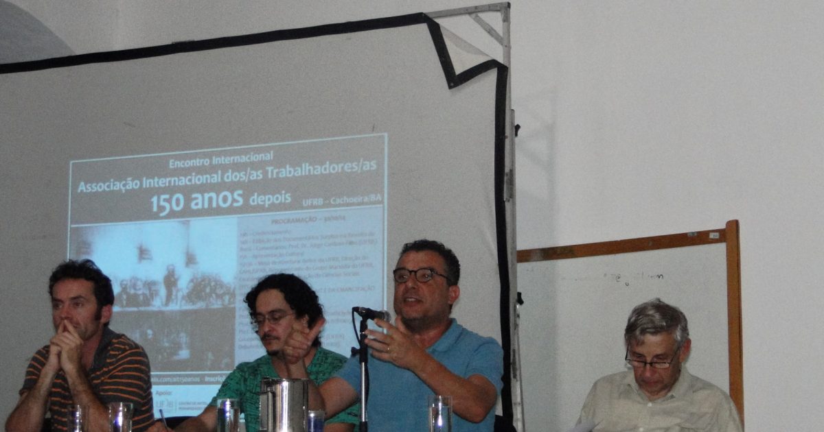 Pesquisadores debatem os 150 anos da AIT em Cachoeira