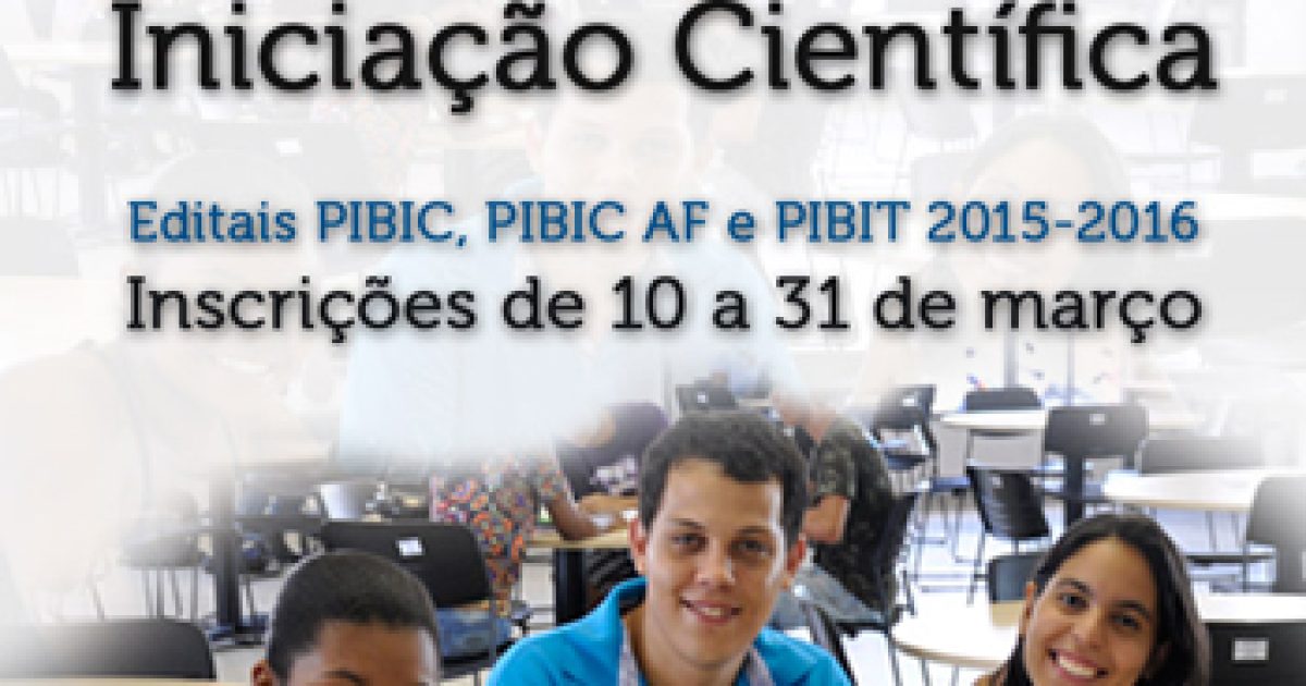 UFRB divulga editais PIBIC, PIBIC AF e PIBITI 2015-2016