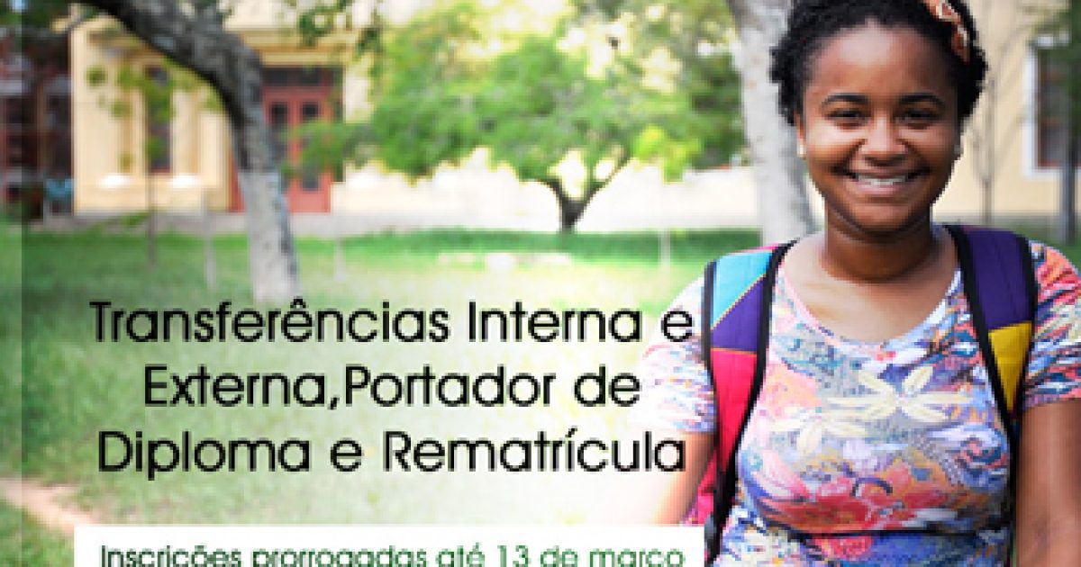 UFRB prorroga inscrições para Transferências, Portador de Diploma e Rematrícula