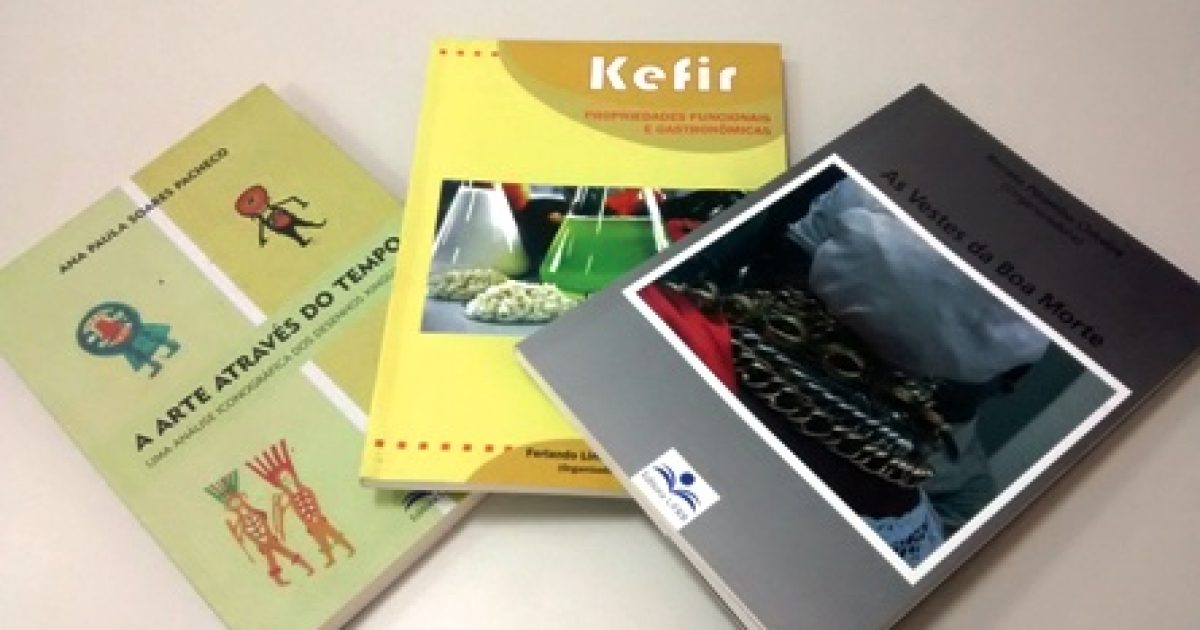 EDUFRB publica três novos livros que abordam moda, alimentação e arte