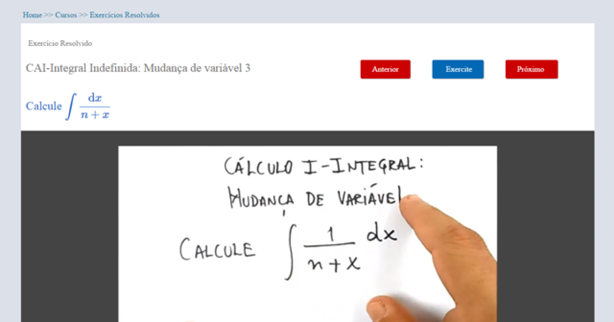 Estudante da UFRB cria site para auxiliar na aprendizagem de cálculo