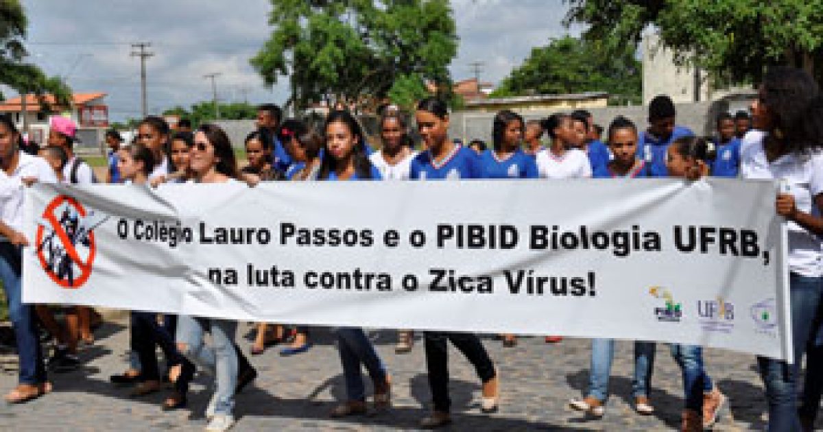 UFRB participa da segunda etapa da Mobilização Nacional da Educação Zika Zero