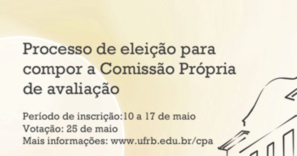 UFRB divulga processo de eleição para compor a Comissão Própria de Avaliação