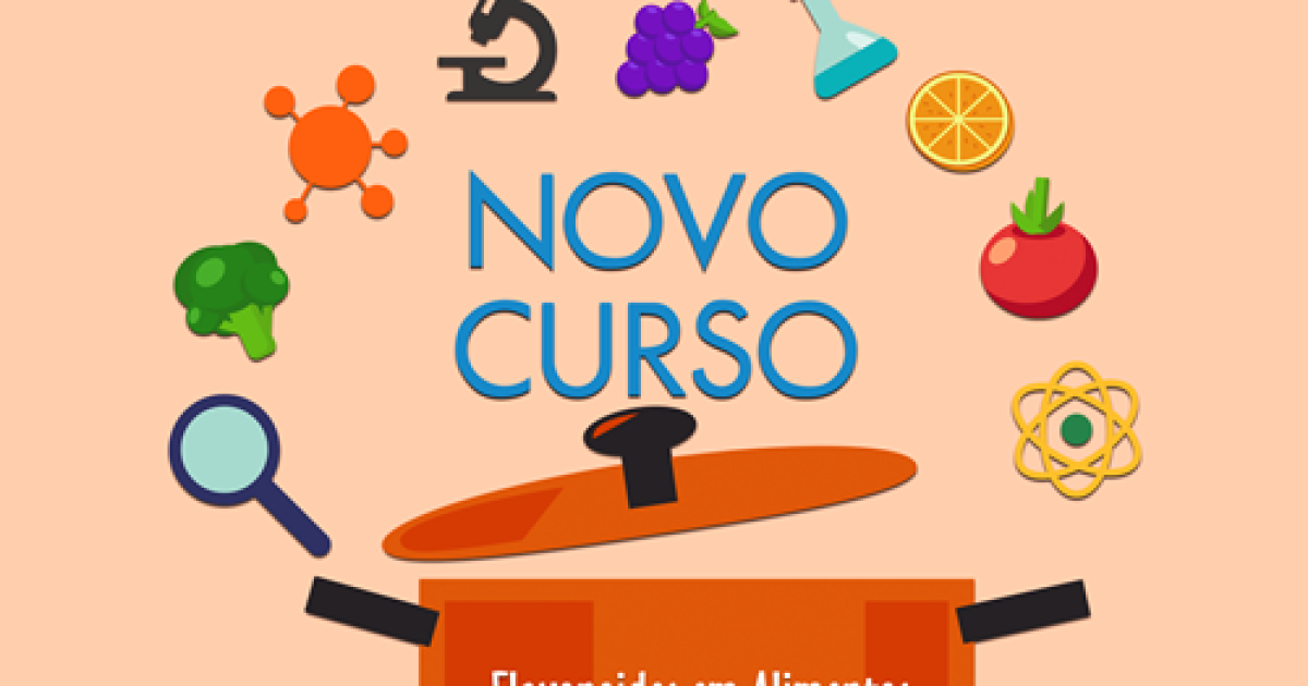Curso online “Flavonoides em Alimentos: Princípios gerais” é ofertado pela SEAD