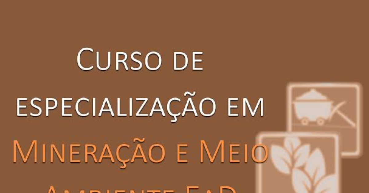 UFRB oferta curso EaD de Especialização em Mineração e Meio Ambiente