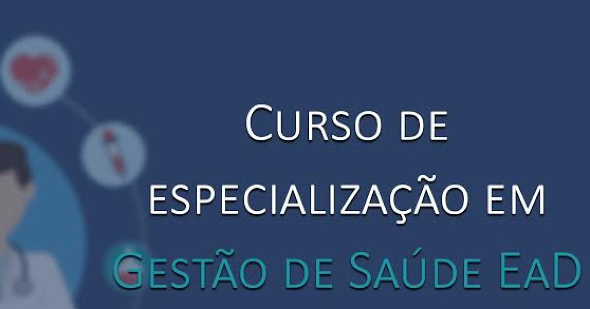 Curso de Especialização de Gestão em Saúde EaD da UFRB abre seleção: 300 vagas