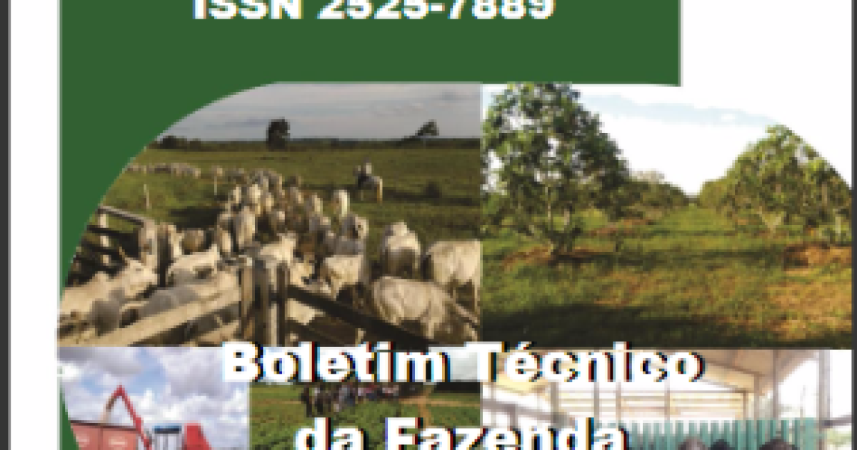 Fazenda Experimental da UFRB publica primeira edição de Boletim Técnico