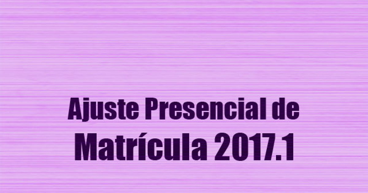 UFRB realiza ajuste presencial de matrícula 2017.1 de 22 a 26 de maio