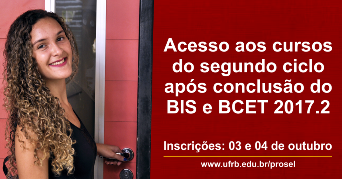 UFRB divulga seleção para acesso ao segundo ciclo após conclusão do BIS e do BCET