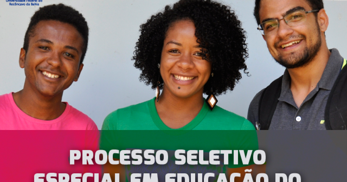 UFRB divulga processo seletivo para Licenciatura em Educação do Campo