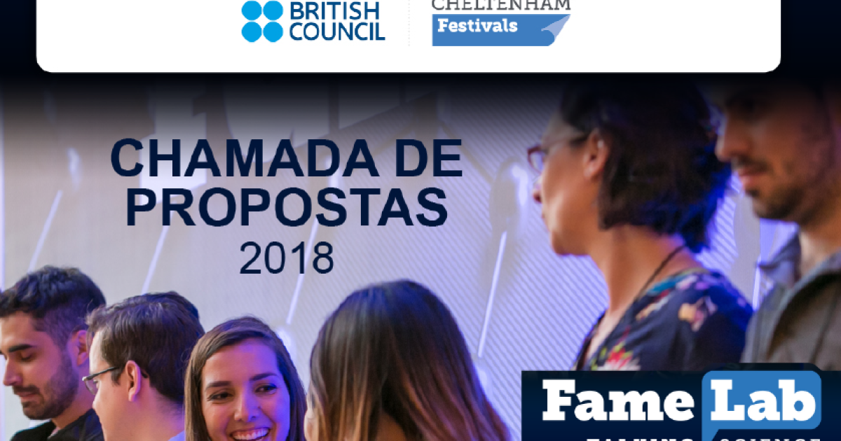 Inscrições abertas para Concurso FameLab Brasil 2018 de Comunicação Científica