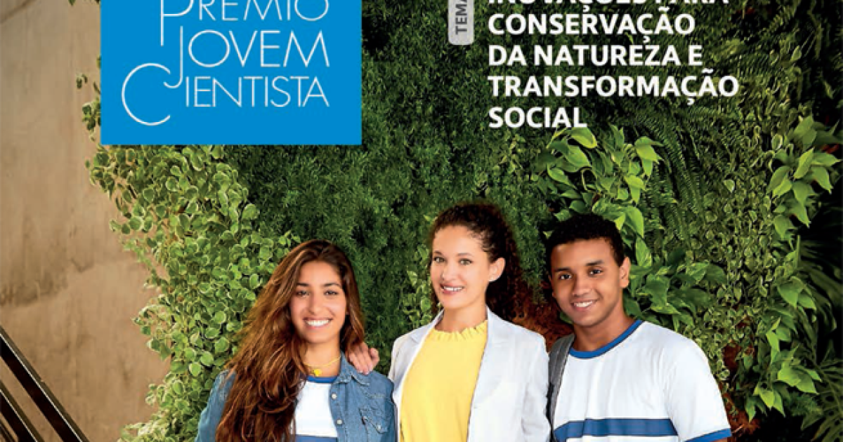 Inscrições abertas para 29ª edição do Prêmio Jovem Cientista