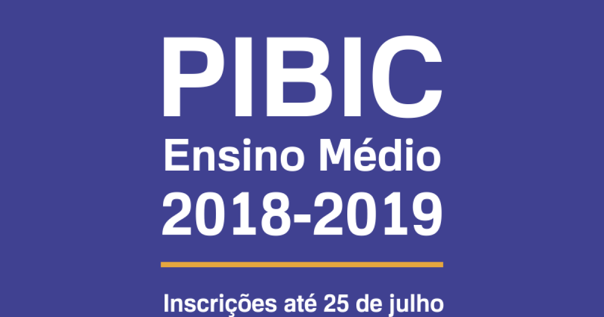UFRB recebe até dia 25 de julho propostas do edital PIBIC Ensino Médio 2018-2019