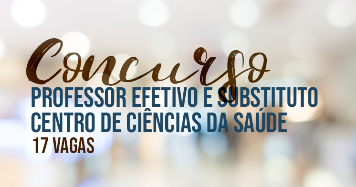 UFRB abre inscrição para 17 vagas de professor do Centro de Ciências da Saúde