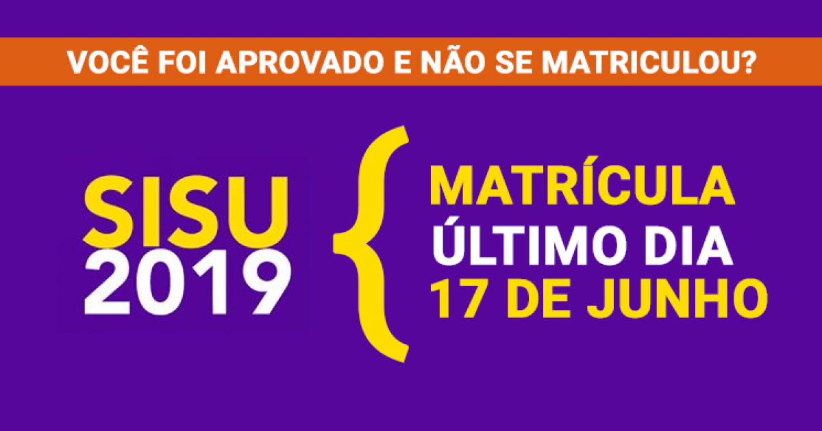 MEC divulga resultado do Sisu 2019.2; confira relação de aprovados na UFRB