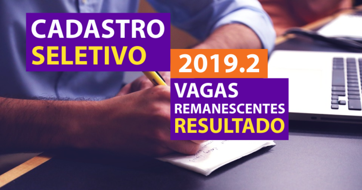 UFRB divulga resultado para vagas remanescentes e cadastro reserva 2019.2