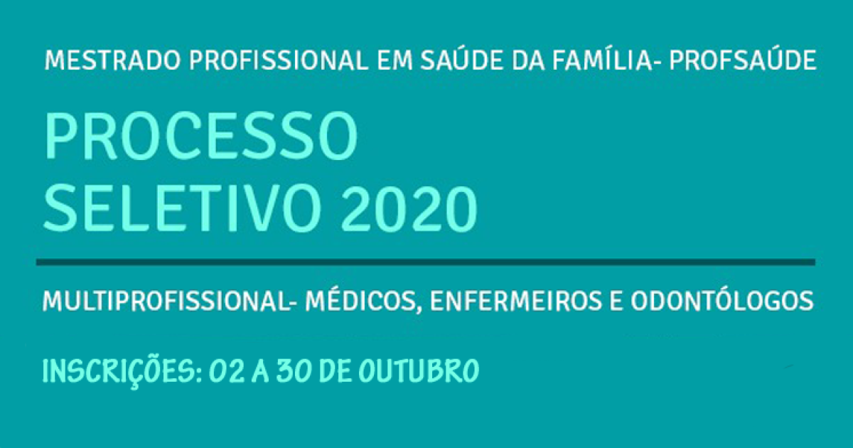 UFRB recebe inscrições para Mestrado Profissional em Saúde da Família em outubro