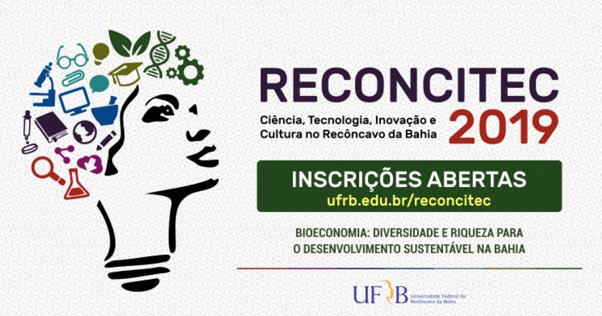 UFRB anuncia abertura de inscrições para participantes da Reconcitec 2019