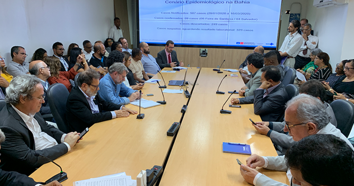 UFRB participa de reunião do Governo sobre o novo coronavírus COVID-19