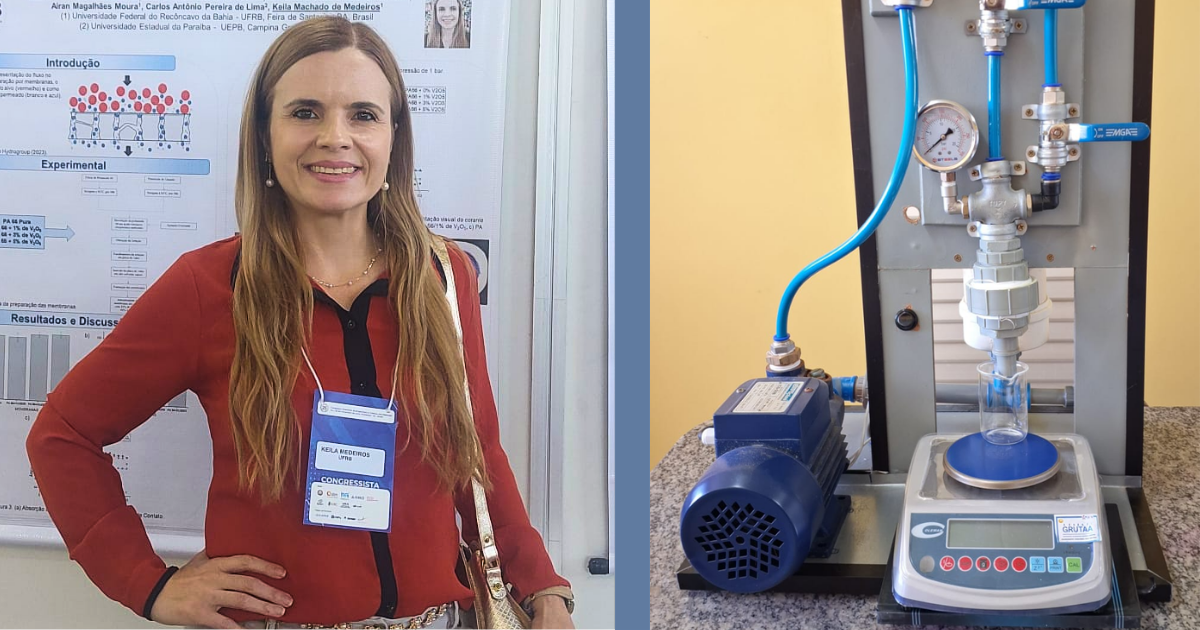 UFRB conquista patente de sistema inovador para teste de membranas filtrantes