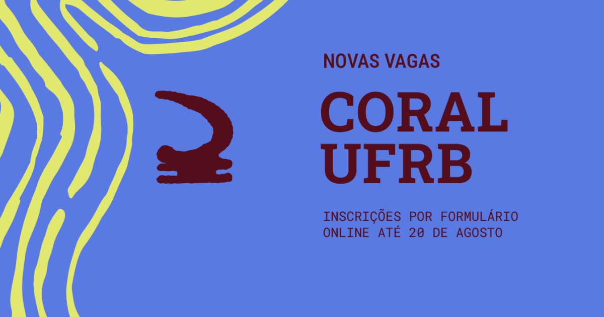 Coral da UFRB abre inscrições para estudantes, servidores e comunidade externa