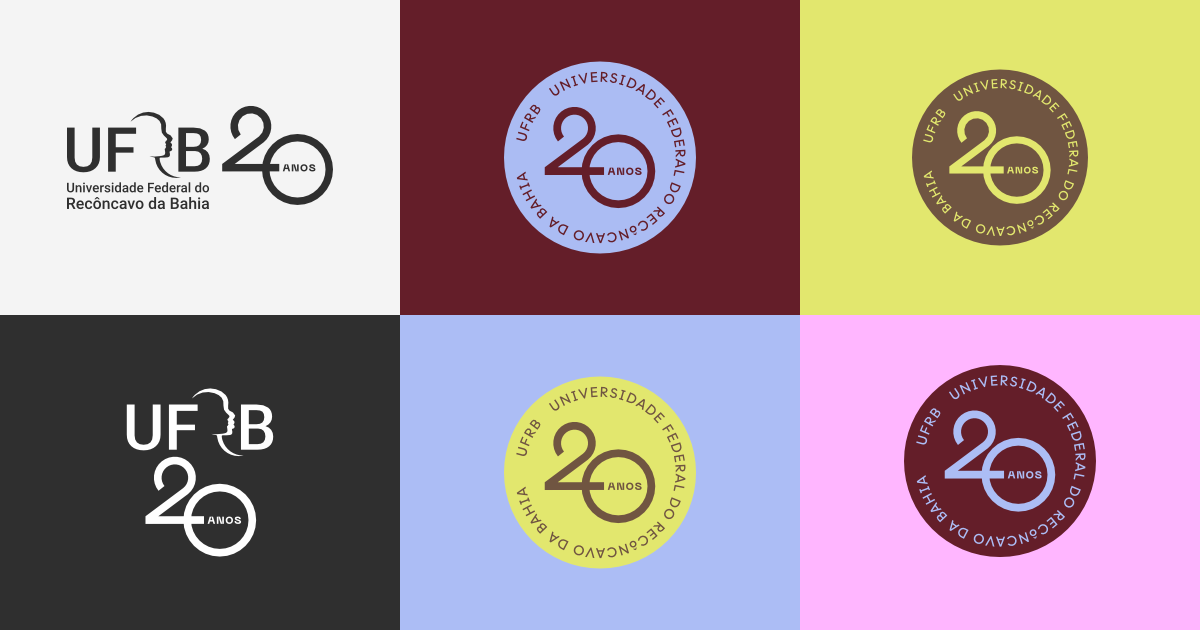 UFRB implementa selo comemorativo dos 20 anos em documentos e canais institucionais