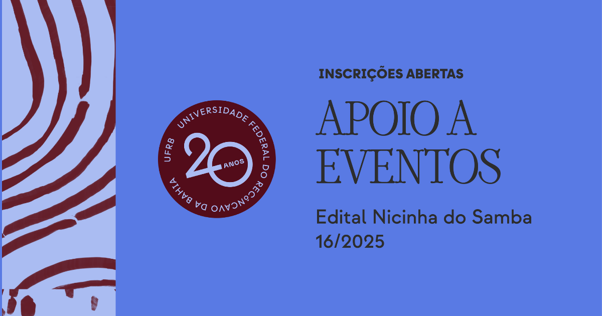 UFRB divulga edital de apoio à realização de eventos de extensão Nicinha do Samba