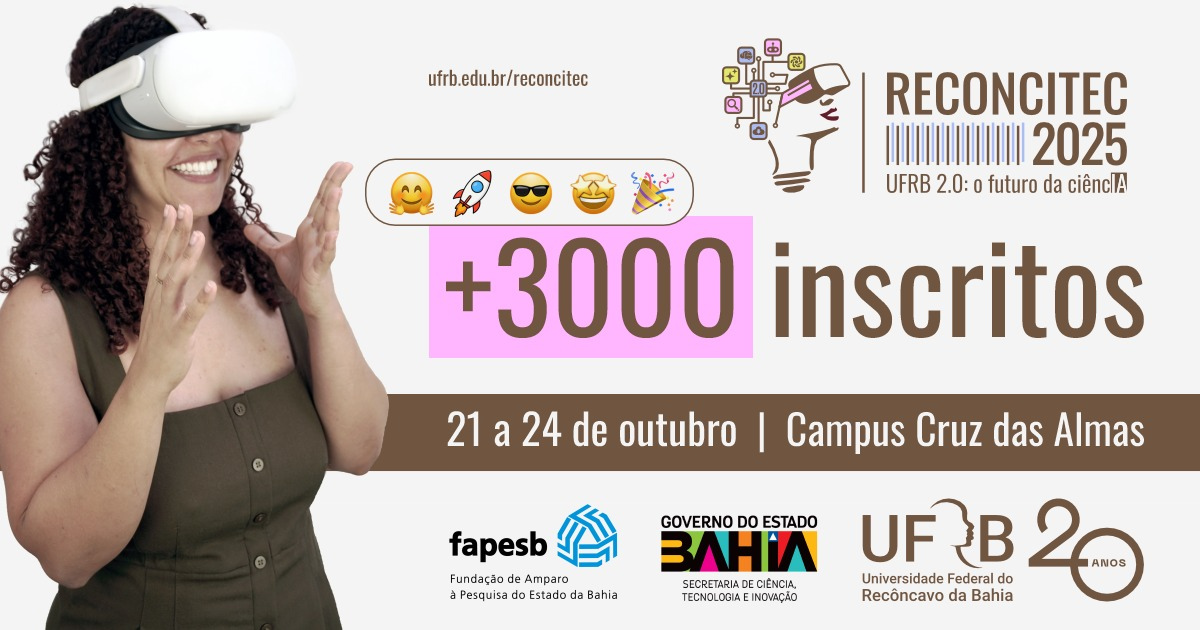 Reconcitec 2025 bate recorde no número de inscritos com mais de 3.000 participantes