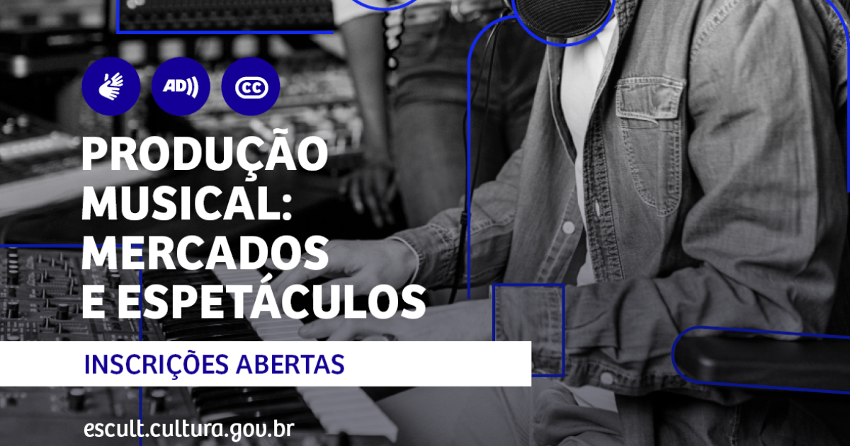 UFRB e Escult inscrevem para nova turma de curso gratuito voltado ao mercado da Música