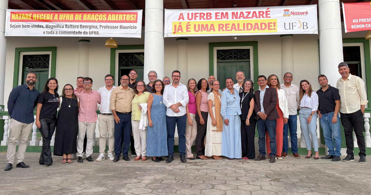 UFRB avança em Nazaré com cessão de imóvel e posse da direção pro tempore do CECATI