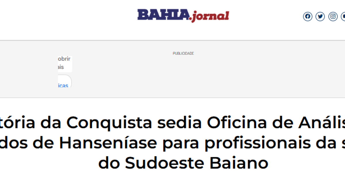 Vitória da Conquista sedia Oficina de Análise de Dados de Hanseníase para profissionais da saúde do Sudoeste BaianoB