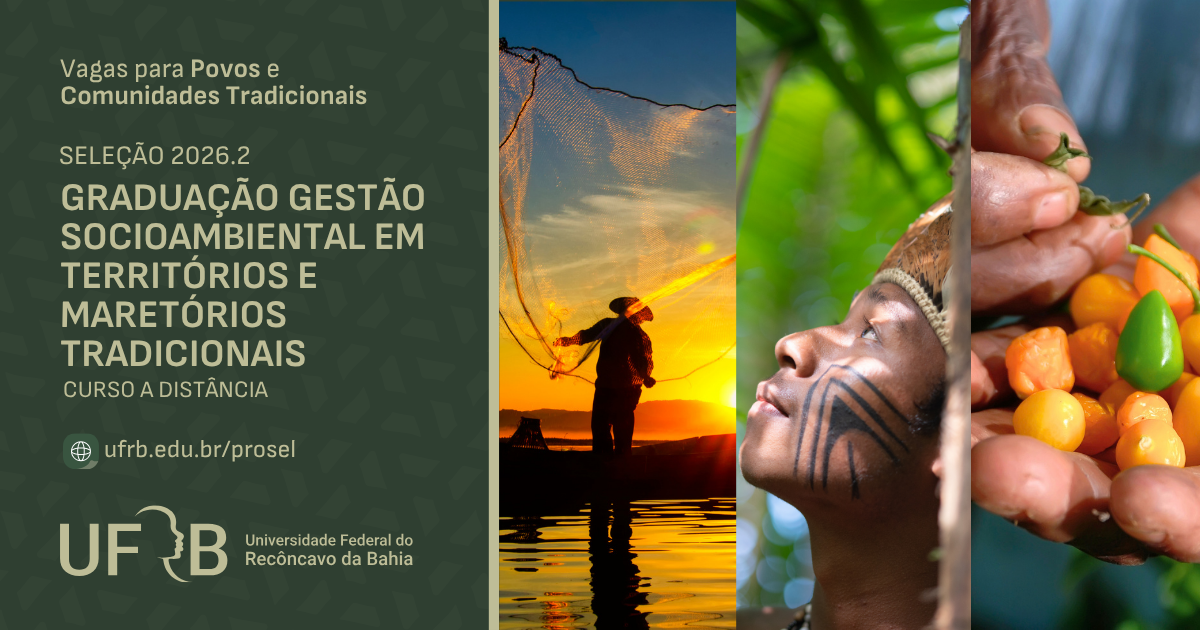 Processo Seletivo Especial - Gestão Socioambiental em Territórios e Maretórios Tradicionais