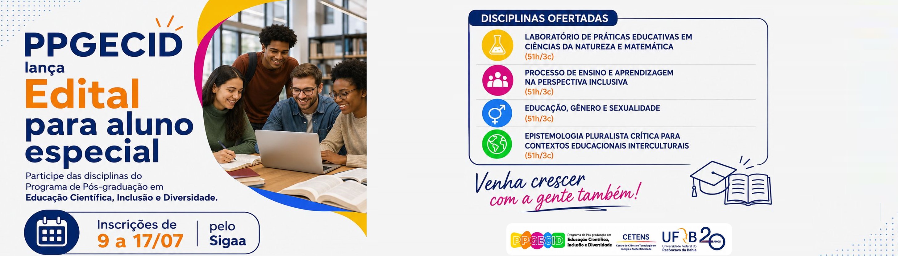 Processo Seletivo Aluno Especial 2026.2